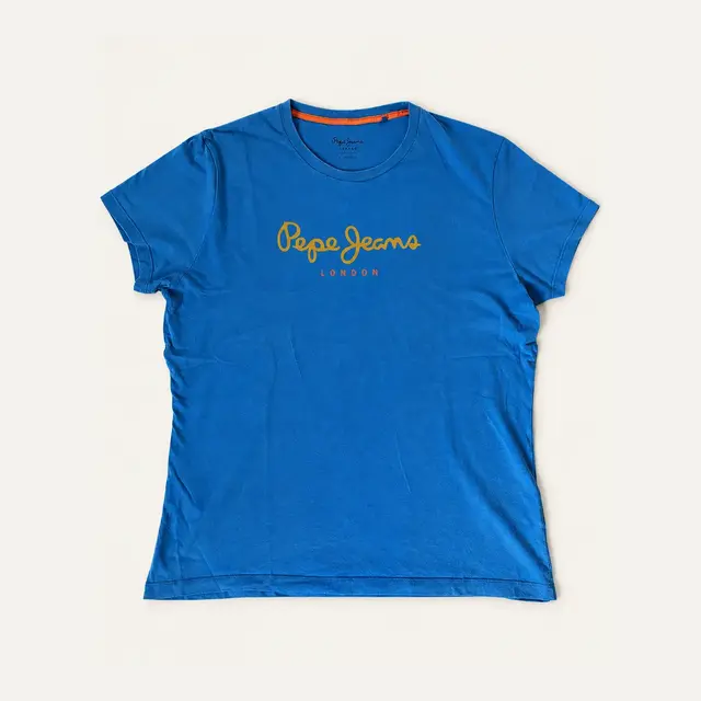 Camiseta azul Pepe Jeans, vista frontal